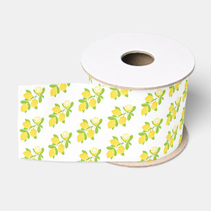 Lemons Grosgrain Ribbon