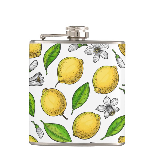 Lemons Hip Flask (Front)