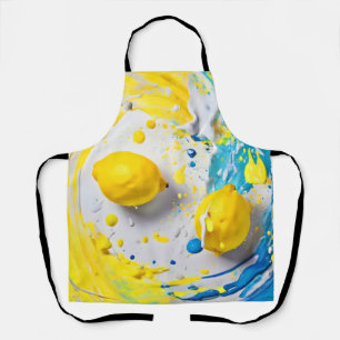 Lemons in a Splash Apron