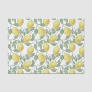 Lemons, Leaves, Blossoms Kitchen Garden Decoupage Tissue Paper