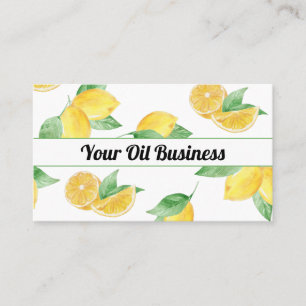 Lemons & Leaves Essential Oil Business Card