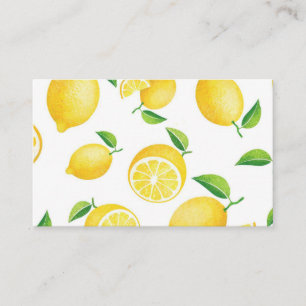 Lemons note business card