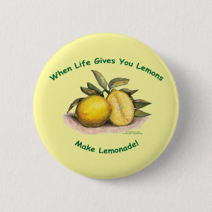 Lemons of Life - Button