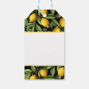Lemons of the Amalfi Coast Elegant Gift Tags