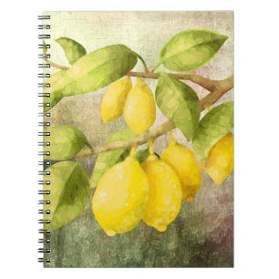Lemons Painting Notebook