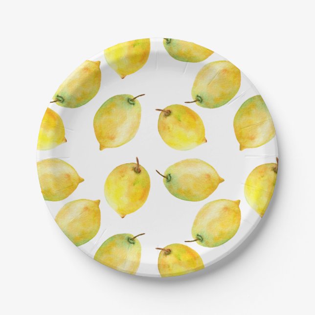 Lemons Paper Plate (Front)
