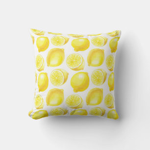 Lemons pattern design cushion
