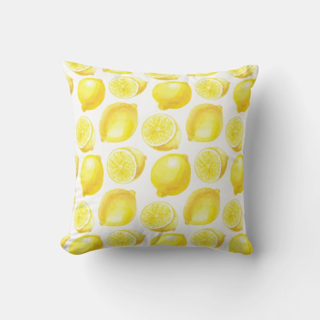 Lemons pattern design cushion (Front)