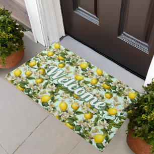 Lemons Pattern Doormat
