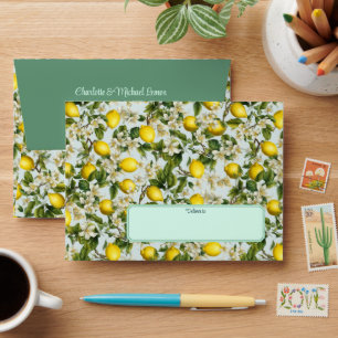 Lemons Pattern Envelope