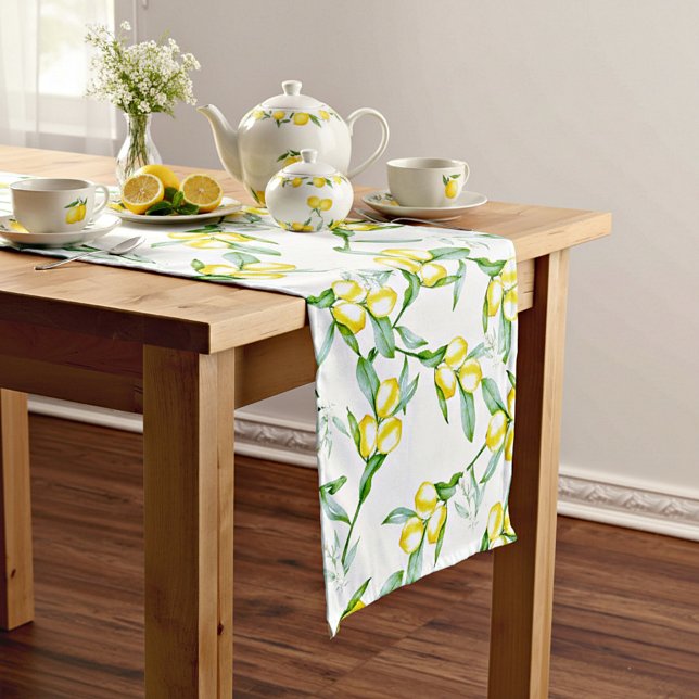 Lemons pattern  short table runner (Creator Uploaded)