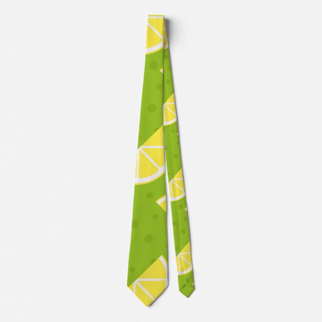 Lemons Pattern Tie (Front)