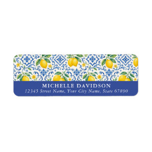 Lemons Return Address Labels