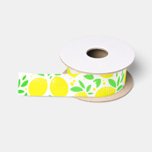 Lemons Ribbon Satin Ribbon