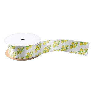 Lemons Satin Ribbon