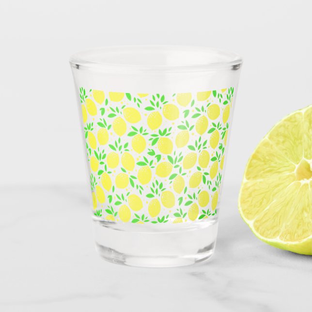 Lemons Shot Glass (Front)