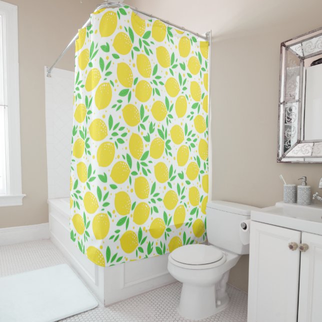 Lemons Shower Curtain (In Situ)