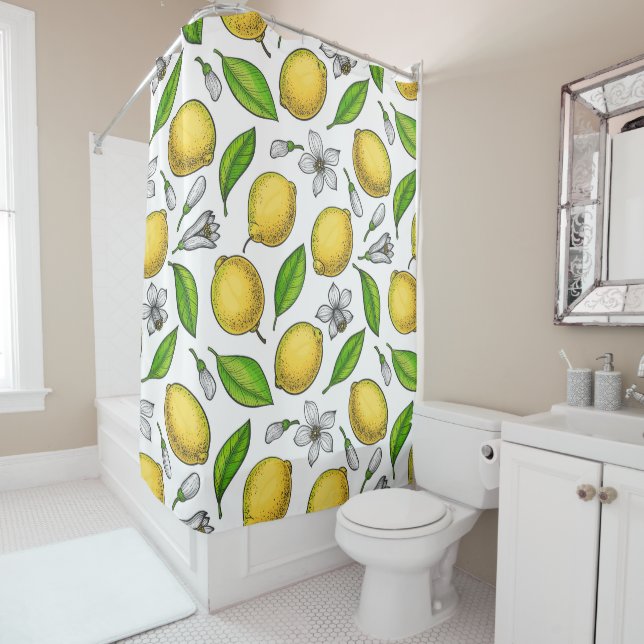 Lemons Shower Curtain (In Situ)