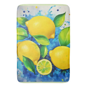 Lemons Splash of Colour Bath Mat