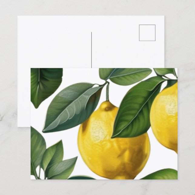 Lemons Summer Postcard (Front/Back)