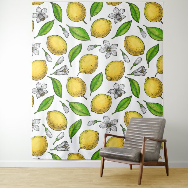 Lemons Tapestry (In Situ)
