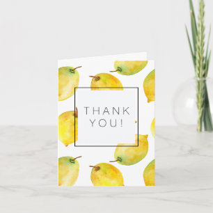 Lemons Thank You Card