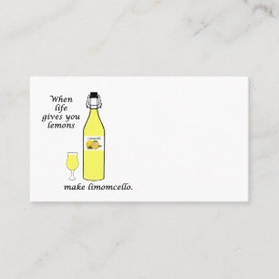 Lemons to Limoncello Business Card