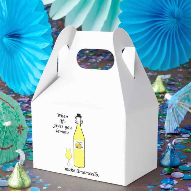 Lemons to Limoncello Favour Box (Party)