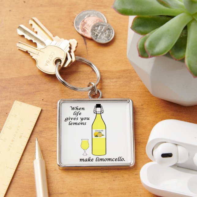 Lemons to Limoncello Key Ring (Desk)