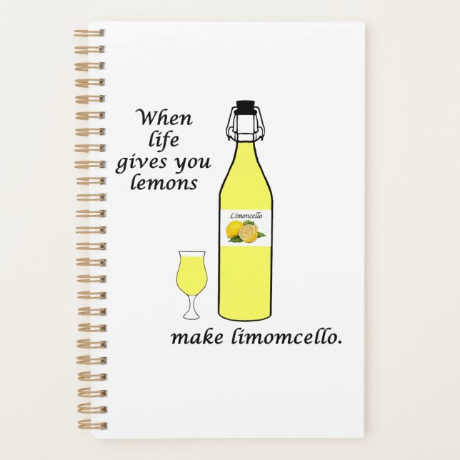Lemons to Limoncello Planner (Front)