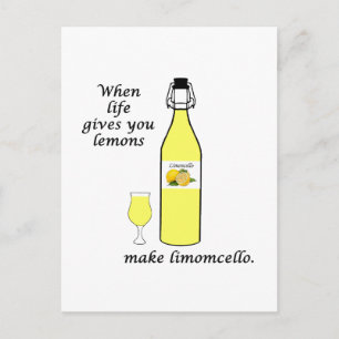 Lemons to Limoncello Postcard