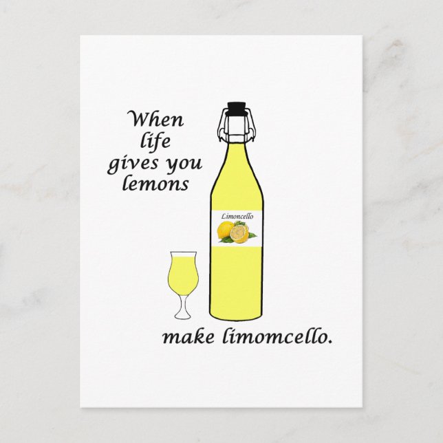 Lemons to Limoncello Postcard (Front)