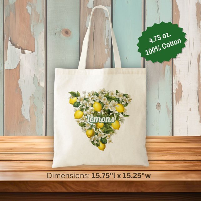 Lemons Tote Bag (Creator Uploaded)