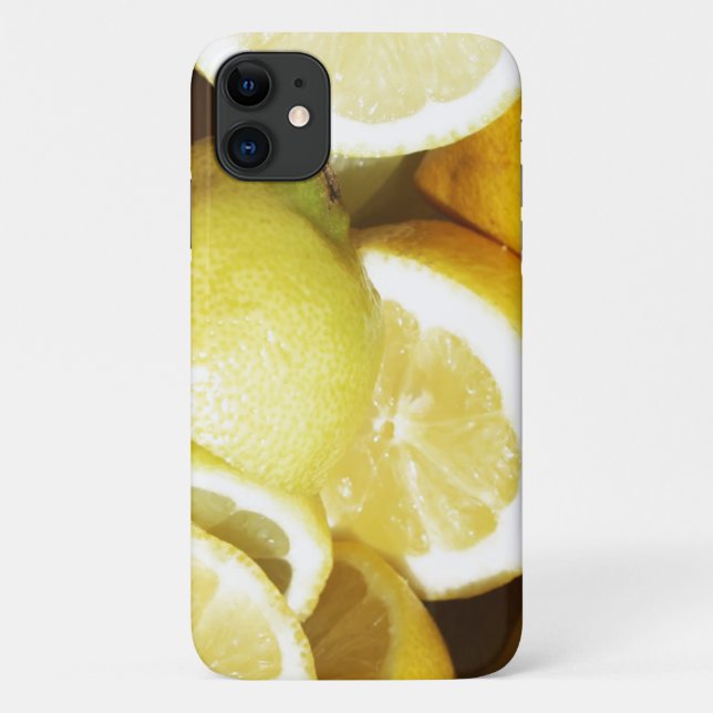 Lemons Yellow Case-Mate iPhone Case (Back)
