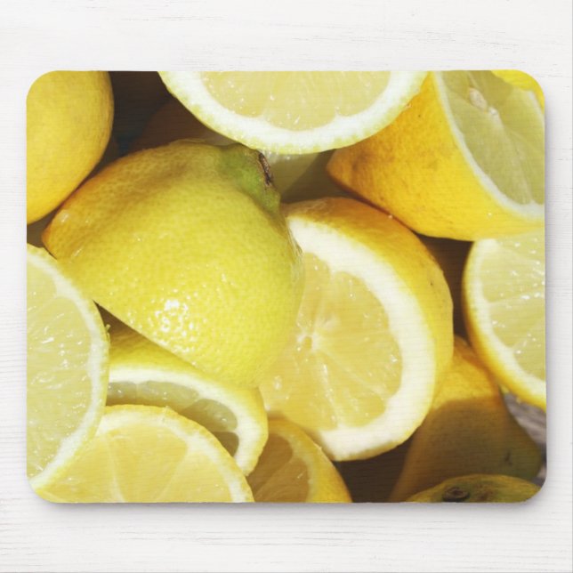 Lemons Yellow Mouse Pad (Front)