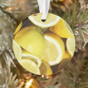 Lemons Yellow Ornament