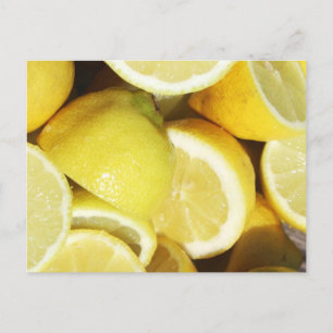 Lemons Yellow Postcard