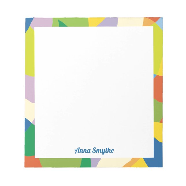 Lemony Fresh Colorful Notepad (Front)