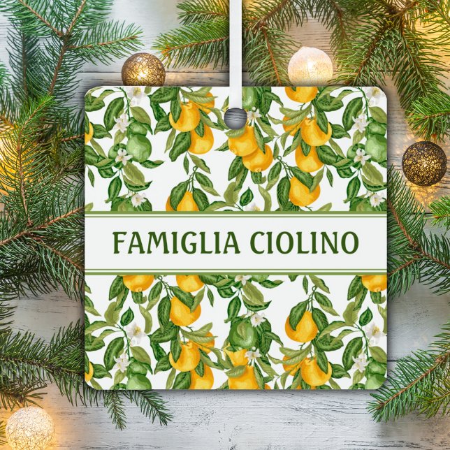 Lemony Lemons  Ceramic Ornament (Creator Uploaded)