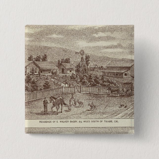 Lemoore, Armona ranches 2 15 Cm Square Badge (Front)