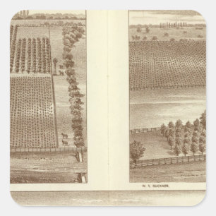 Lemoore ranches square sticker