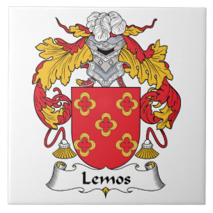 Lemos Family Crest Ceramic Tile