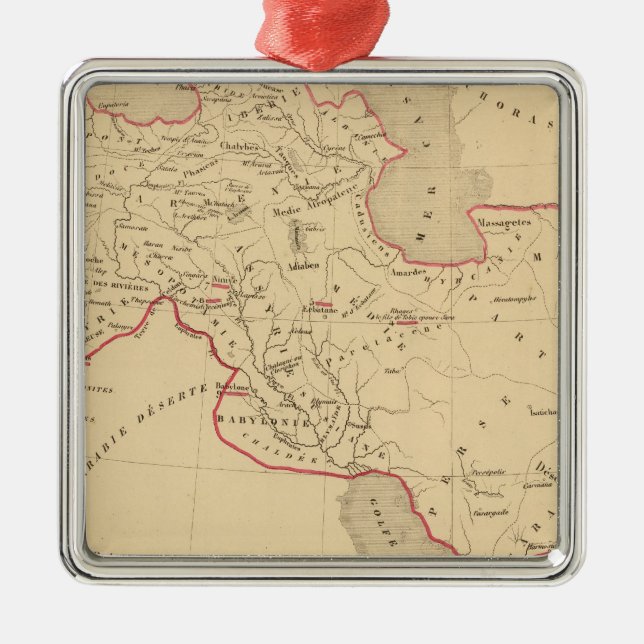 L'Empire des Perses Metal Tree Decoration (Front)