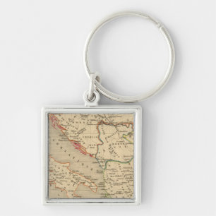 L'Empire Grec, l'Italie, 1125 a 1200 Key Ring