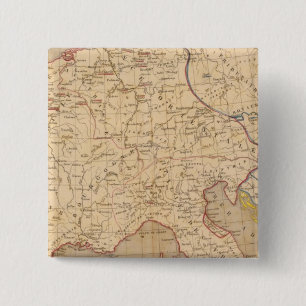 L'Empre de Charlemagne de 768 a 814 15 Cm Square Badge