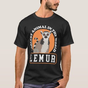 Lemur Coolest Animal Ring-Tailed Lemurs T-Shirt