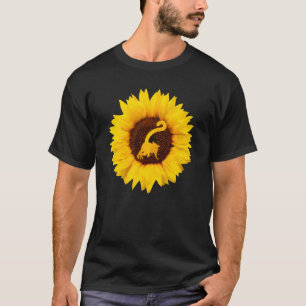 Lemur For Women Men Primate Animal Sunflower T-Shirt