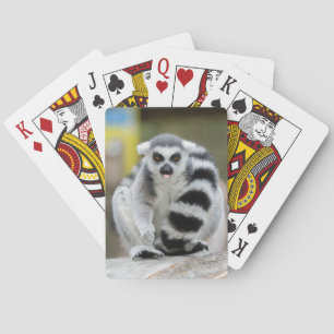 Lemur Full of Personality Playing Cards