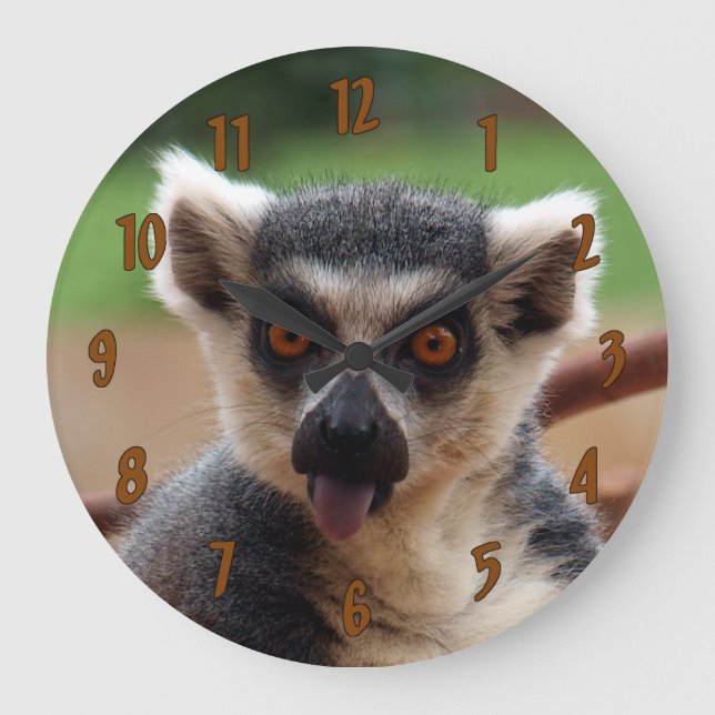 Lemur Large Clock (Front)