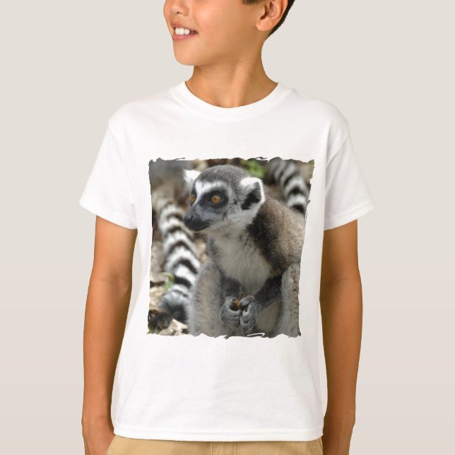 Lemur Monkey Kid's T-Shirt (Front)